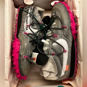 Nike Waffle Racer Off-White Black (Women's) size 9 with box